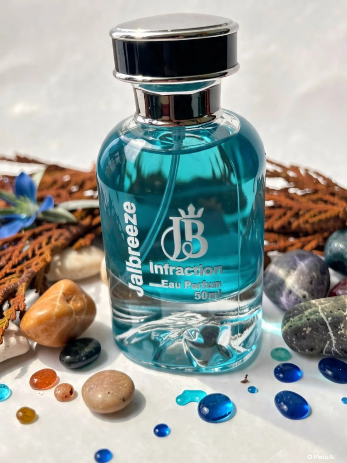 Parfum Infraction, détail du flacon